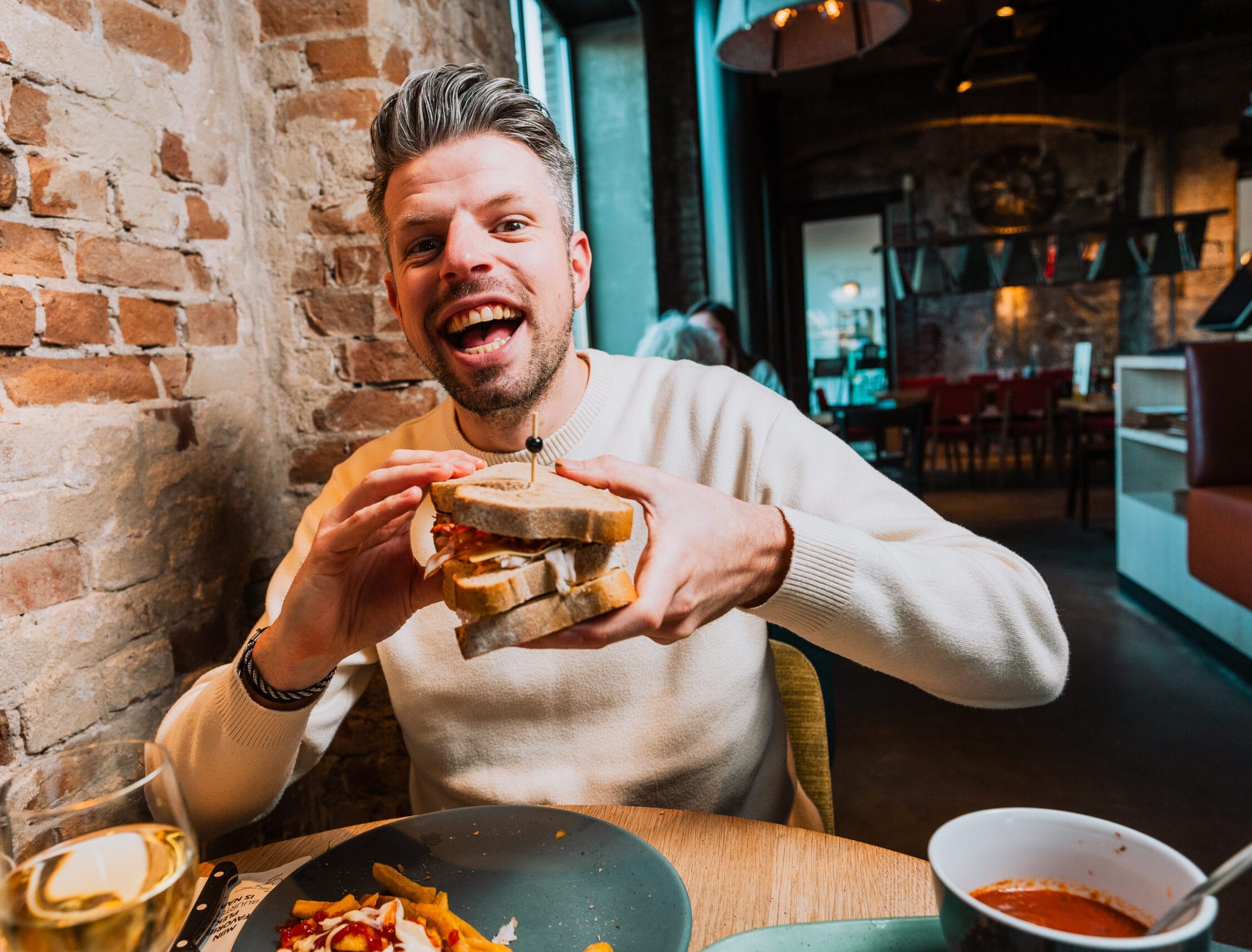 Buurten's Club Sandwich bij Buurten in de Fabriek