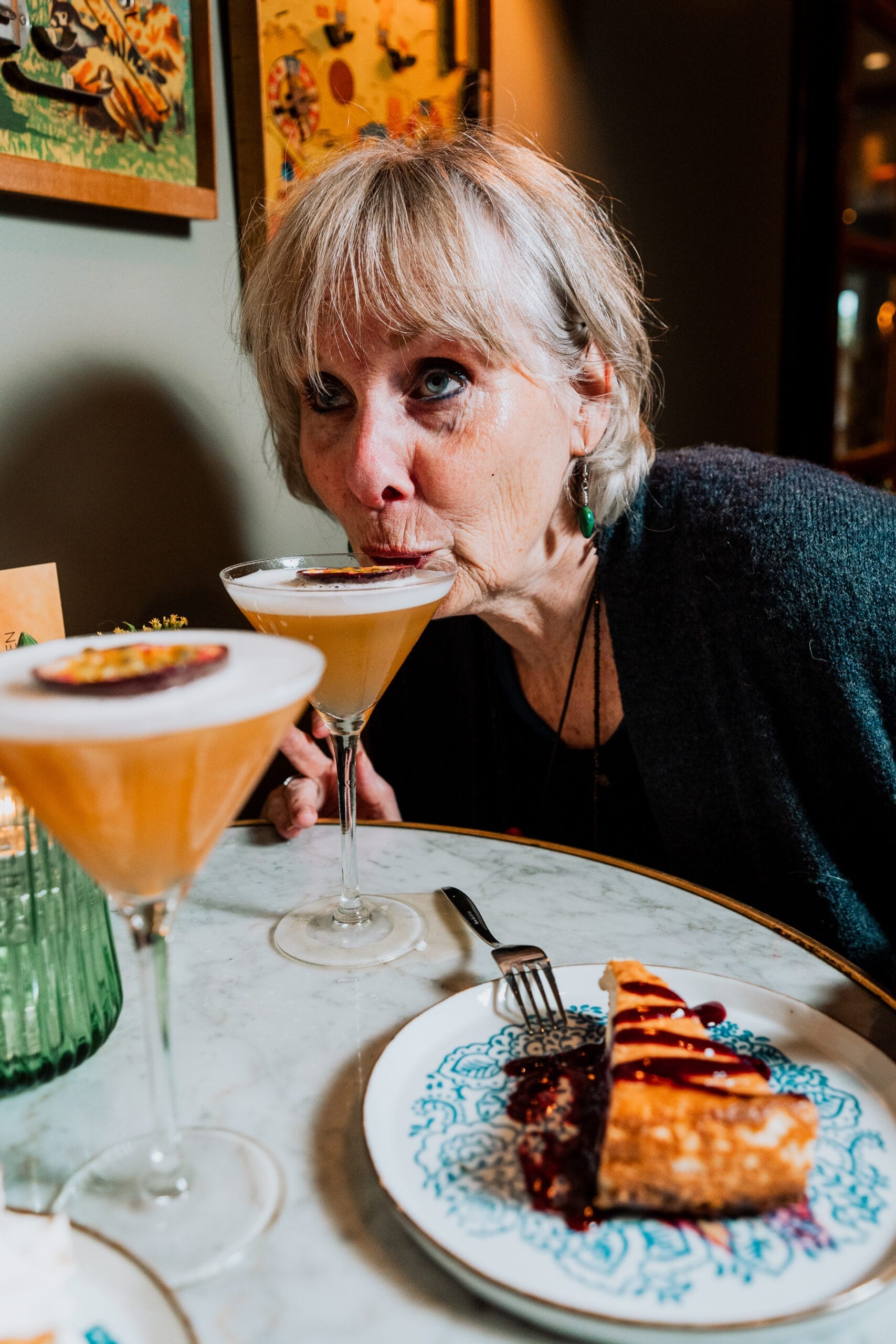 Pornstar Martini en Buurten's Famous Cheesecake bij Buurten in Oost