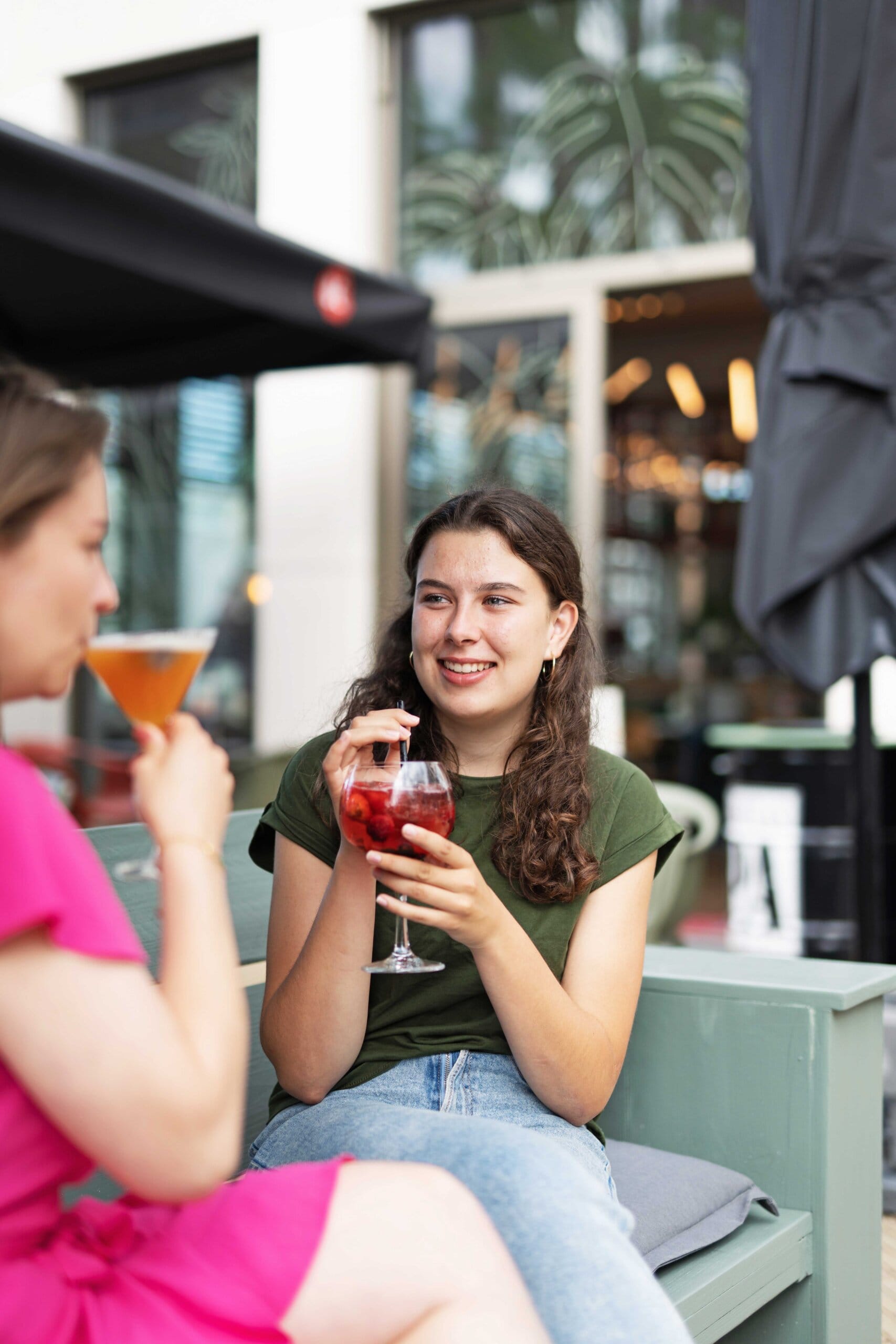 Terras Buurten in de Bieb